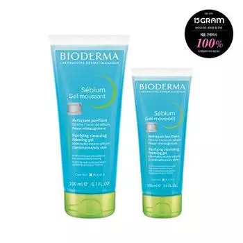 [Online Mall Limited Special] Bioderma Sebium Gel Mussang 200 мл + 100 мл специальный