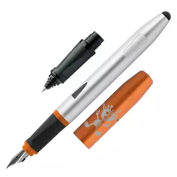 ONLINE Online Fountain Pen Ballpoint Pen Switch 2in1 Orange 25024 Stylus Equipped Regular Imported Product + Water-Based