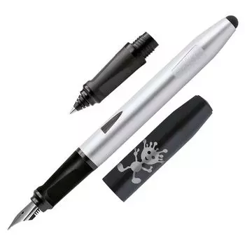 ONLINE Online Fountain Pen Ballpoint Pen Switch 2in1 Black 25020 Stylus Equipped Regular Imported Product + Water-Based