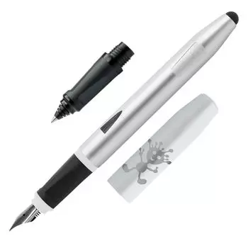 ONLINE Online Fountain Pen Ballpoint Pen Switch 2in1 White 25021 Stylus Equipped Regular Imported Product + Water-Based
