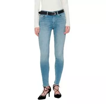 Only Blush Life Mid Waist Skinny Ankle Raw REA1468 джинсы XS/34