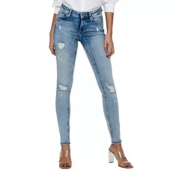 Only Blush Life Mid Waist Skinny Raw Ankle DT джинсы XS/32