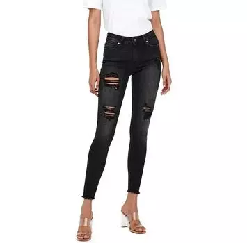 Only Blush Skinny Raw Ankle Dest Tai099 джинсы refurbished L