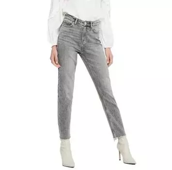 Only Emily Life High Waist Straight Raw Crop Ankle NAS028 джинсы refurbished 28