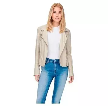 Only Gemma Faux Biker leather куртка 44
