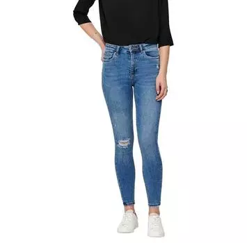 Only Mila Life High Waist Skinny Destroy BJ139945 джинсы 25/32