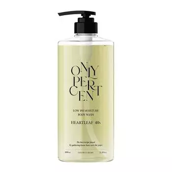 Only Percent Houttuynia cordata 40 slightly acidic moisture body wash, 1 pack, 1L