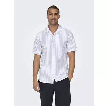 Only & Sons Alvaro Resort Oxford рубашка с коротким рукавом L