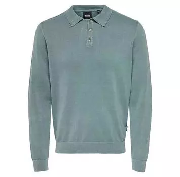 Only & Sons Mason Reg 12 Wash поло с длинными рукавами S