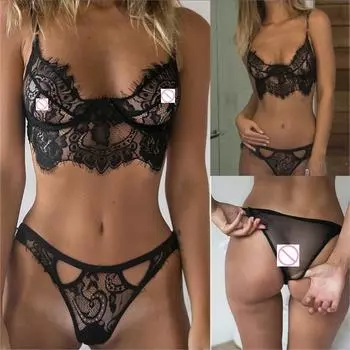 Onlyfans сексуальное женское нижнее белье больших размеров кружевное белье бюстгальтер с ресничками кружевной бюстгальтер комплект полых бюстгальтеров страсть игровая одежда эротическая одежда для сна XXL