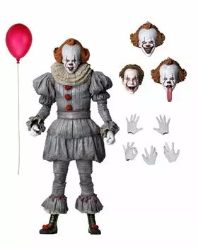 ОНО КОНЕЦ Когда вы видите Pennywise Ultimate 7 Inch Action IT Chapter Two Ultimate Action Figure PENNYWISE Horror Movie Goods 2 Clown Sequel Оно , серый
