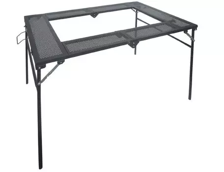 Onoe Seisakusho BBQ Table 4683II surround BBQ stove or Can cook Adjustable to 2 Camping Outdoor (ONOE) T-4683-II [Can bonfire, standing/sitting,