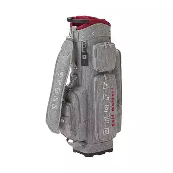 ONOFF Golf Heather Series Caddy Bag Caddy Bag 9 Type Compatible with 47 Inches AGY Ash Gray OB0225-88