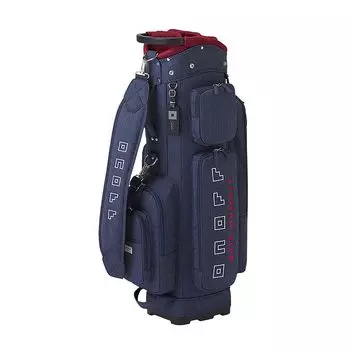 ONOFF Golf Heather Series Caddy Bag Caddy Bag 9 Type 47 Inch Compatible NAV Navy OB0225-04