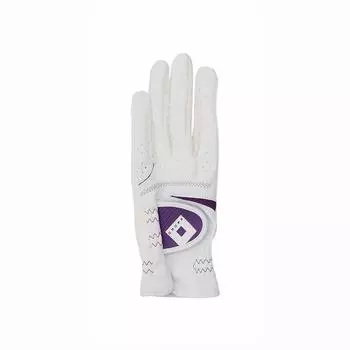 ONOFF женские перчатки белые x фиолетовые 22 см WHT22 (левая рука) ОГ7221-01