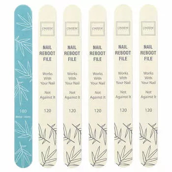 Onsen Secret, пилка для ногтей, 6 пилок