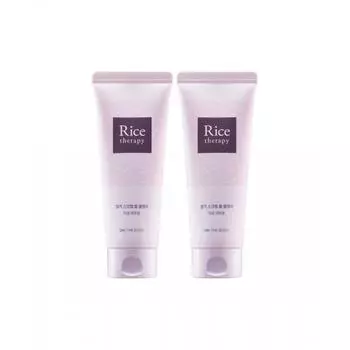 Onthebody Rice Therapy Очищающая пенка-скраб с рисовыми отрубями 150 г 2 шт. NONE