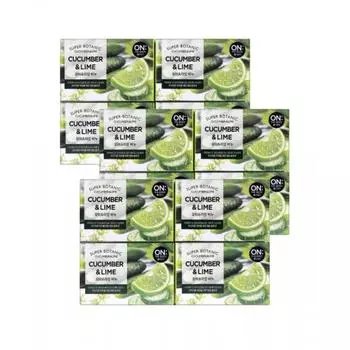 Onthebody Super Botanic Oil Lime Soap 80g 4 Pieces X 3 Pack NONE