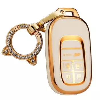 [онто] Чехол для смарт-ключа Honda Чехол для ключа Брелок Силиконовый Подходит для Honda New Step Type 3