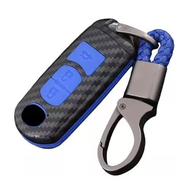 [онто] Чехол для смарт-ключа Mazda, Чехол для ключа, Чехол для ключа, Футляр для ключа, Для пультов дистанционного управления, 3 buttons