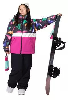 [Onyon] Лыжный костюм RES77201 Детский слитный костюм BLK x BLK 160