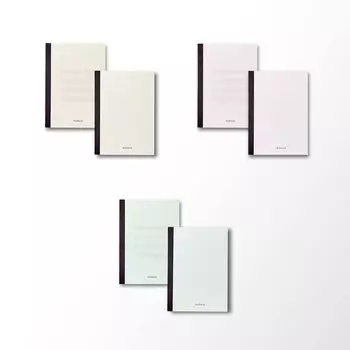 Ooguri Shiko mahora A6 notebook Alternating thick and thin Amikake 3 colors x 1 pack (Mahora) / M-A650-AH6P-1