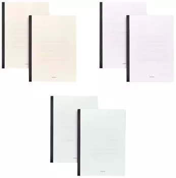 Блокнот Ooguri Shiko mahora B5 Amikake 3 цвета x 2 шт. M-B530-A6P-1