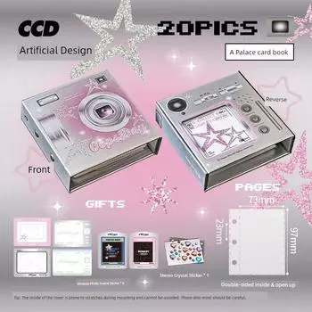 Oopsday Красивый альбом для открыток Polaroid Pink-blingbling