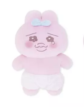 Opan Rabbit Mashumochi Plush Toy, Approx. 25cm, Usual Face