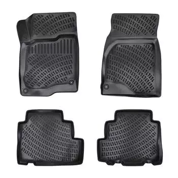 Opel Antara (After 2006) High-Quality and Durable Rubber Car Floor Mats - Odorless, Non-Slip, Long-Lasting