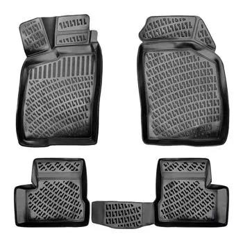 Опель Астра Ф (1991-1998 гг.) Высококачественные и прочные резиновые автомобильные коврики — без запаха, нескользящие, долговечные.