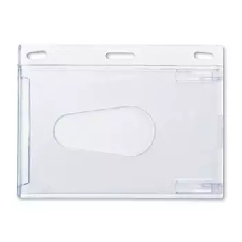 Open Industry Name Tag Case Hard Case Name Plate Name Holder ID Card Business Card Size 10 Pieces Horizontal NB-43