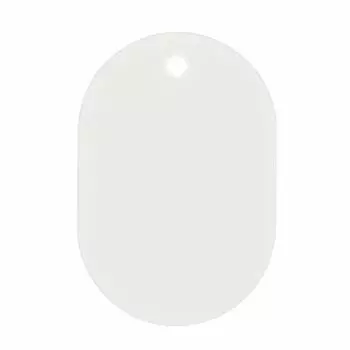 Open Industry Number Oval Luggage Numbered 25 Pieces Tags, Tags, Tags, Tickets, Large, White, BF-40-WH
