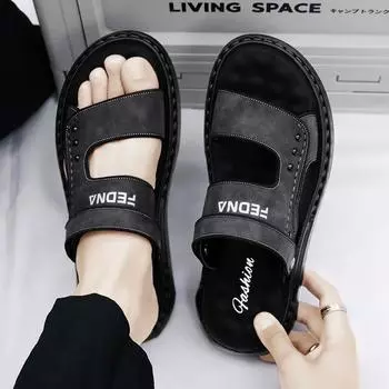 Open Slippers Soft Man Sandals Flat Indoor Shoes for Men In Welcome Deal New Summer Low Price Arrival Sale Stylish Descount 39 V 37