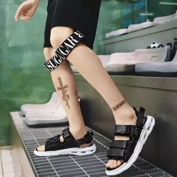 Open Toe Outdoor Summer 2024 Male Shoe Original Casual Men s Sandal Cheap Liquidation New Design Styles Arrival Luxury Fashion V 39