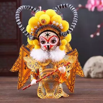 Опера Традиционные ремесла Украшения Аксессуары Фестиваль Подарочные кукольные украшения для машин Оперные персонажи Маленький шелковый человек Оперная кукла