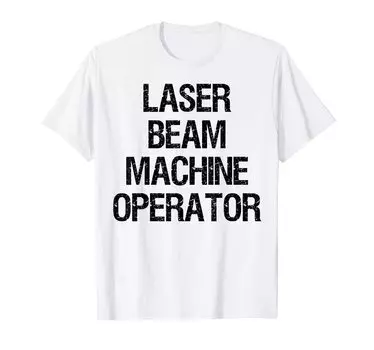 Оператор лазерного станка. Футболка белый