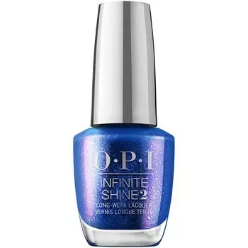 OPI Quick Dry Nail Polish Color Shiny Blue Shimmer 15 мл Shine Gift Present Long-lasting (Бесконечный ISLH019) []