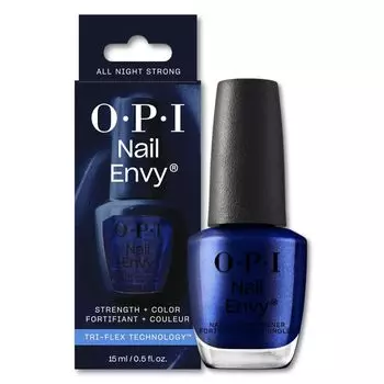 OPI Укрепитель для ногтей Beautiful Nails Navy Pearl 15 мл Envy Color (Гвоздь NT227) тёмно-синий