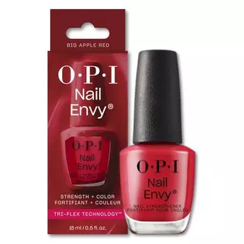 OPI Укрепитель для ногтей Beautiful Nails Red 15 мл Envy Color (Гвоздь NT225)