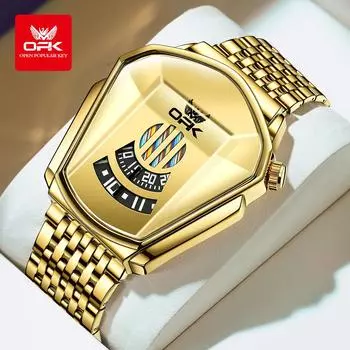 OPK 8172 Часы для мужчин Брендовые многофункциональные наручные часы с хронографом Оригинальные водонепроницаемые часы Светящиеся кварцевые мужские часы Yes