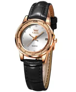 OPK Easy to Leather Luminous Watch для черных женских часов, популярные, простые, женские часы, кварцевые, читающие, стильные, элегантные, легкие, ремешок, дата,