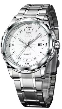 OPK Men s Quartz Simple Stylish Watch Classic Watch Men s Stainless Steel Date Waterproof Luminous School…