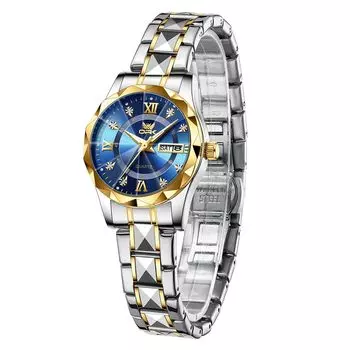 OPK женские часы кварцевые наручные часы популярные простые женские великолепные легкие легко различимые водонепроницаемые светящиеся часы для женщин синие