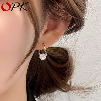 OPK Женские свадебные украшения Роскошные серьги для женщин Серьги-подвески