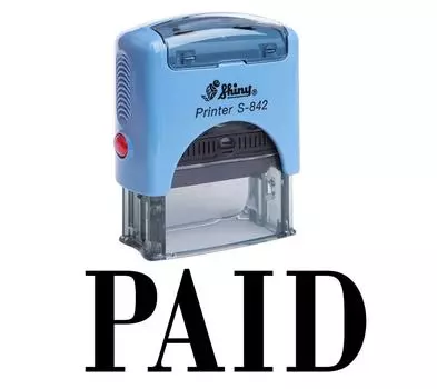 ОПЛАЧИВАЕМАЯ собственная личность Inking Rubber Stamp Office Стационарная изготовленная на заказ блестящая печать Impression Area 14 mm x 38 mm красный