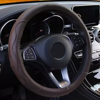 Оплетка для чехла на руль Чехол на руль Cubre Volante Auto Car Wheel Cover Автомобильные аксессуары