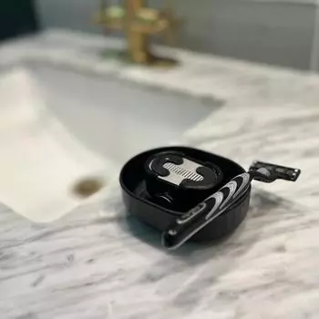 Ополаскиватель для бритвы Yousheng, не требующий электричества, универсальная мужская бритва, устройство для удаления волос на бороде, триммер, устройство для очистки лезвий, подарок для семьи и друзей чёрный