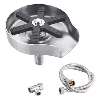 Ополаскиватель для кухонной мойки из нержавеющей стали, ополаскиватель для стекла для крана для мойки бутылок, доступ к кухонной раковине