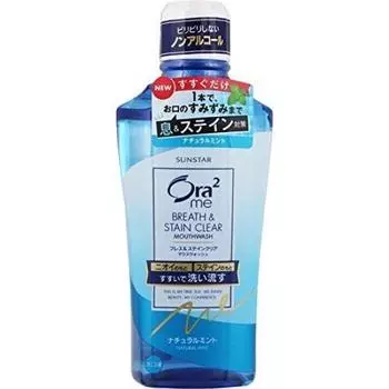 Ополаскиватель для полости рта Aura Two Me Breath Stain Clear с натуральным вкусом мяты x 12 шт.
